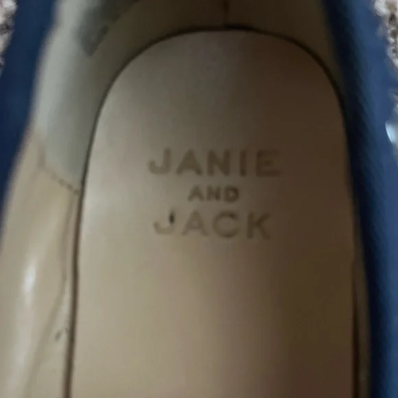 Janie and Jack Classic Blue Loafers - Picture 2 of 6